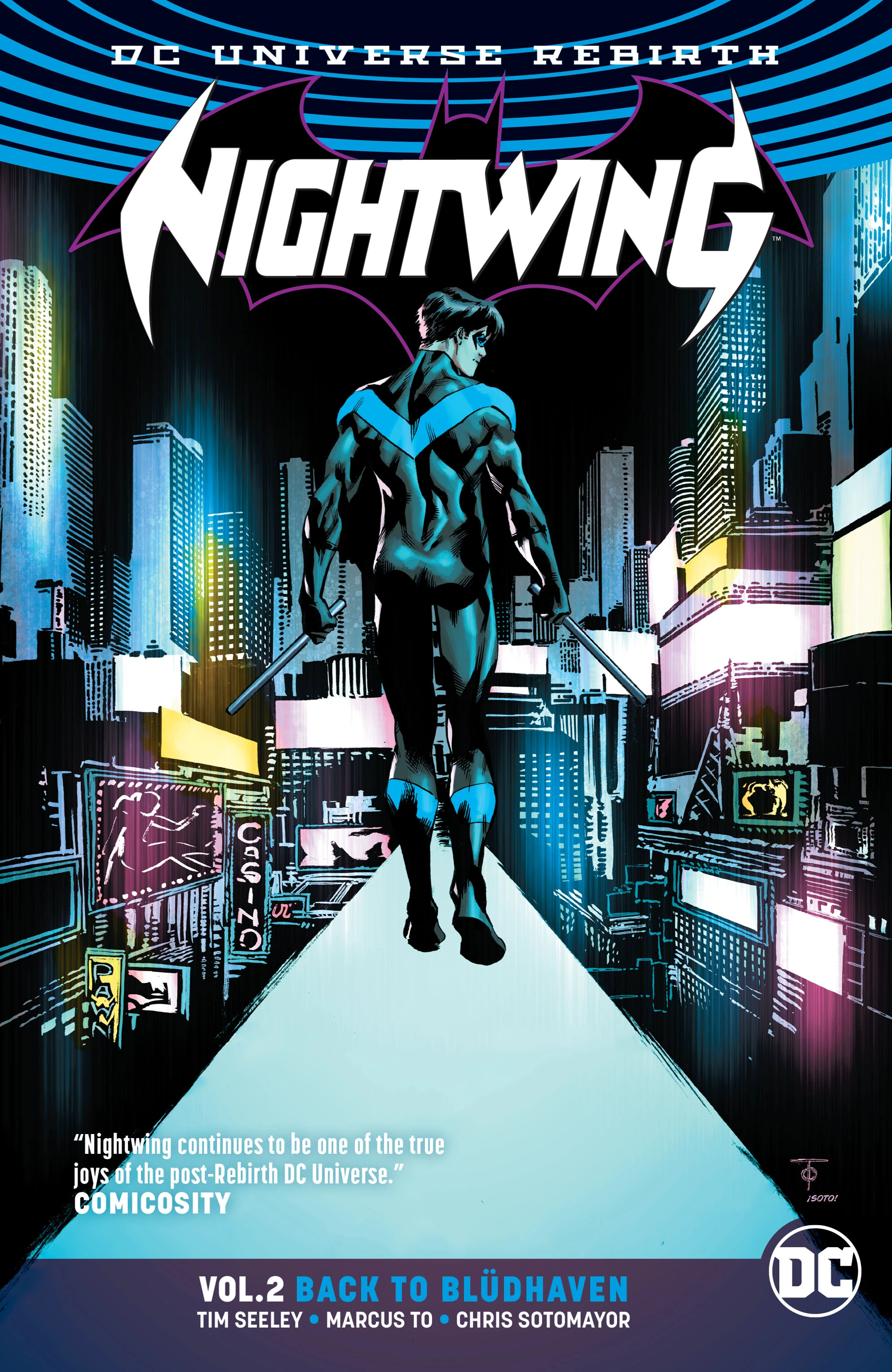 Nightwing Vol. 2: Back to Bludhaven (DC, 2017) cover